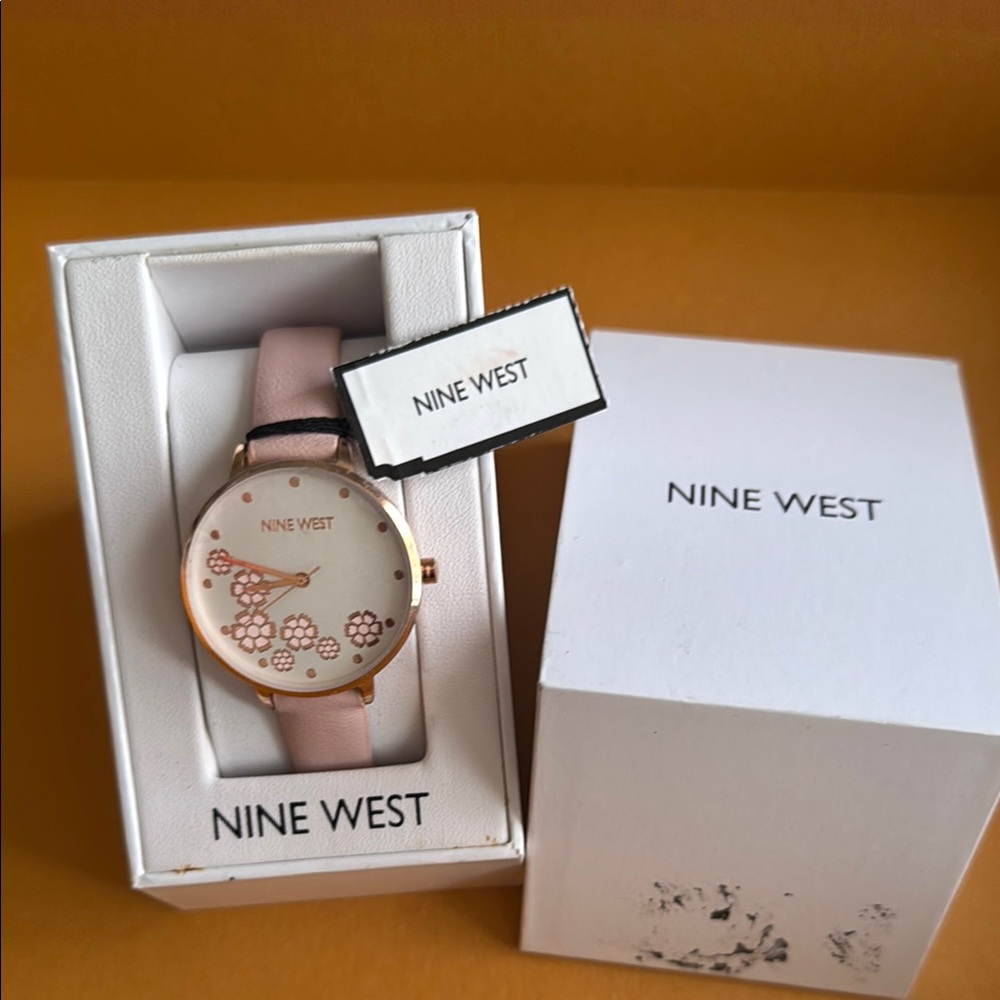 Nine West Blush and Rose Gold Women's Watch